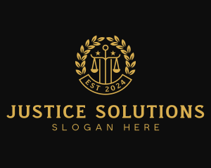 Judicial Legal Prosecutor logo design