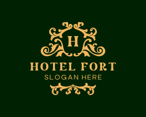 Luxury Royal Hotel logo design