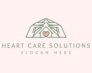 Charity Hand Shelter logo design