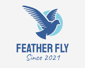 Flying Pigeon Bird logo design