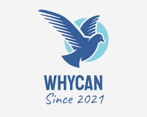 Wildlife Sanctuary - Flying Pigeon Bird logo design
