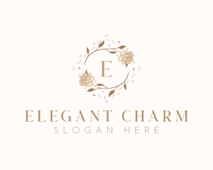 Floral Elegant Event logo design