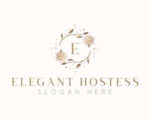 Floral Elegant Event logo design