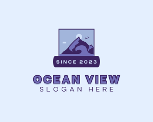 Sea Mountain Adventure logo design