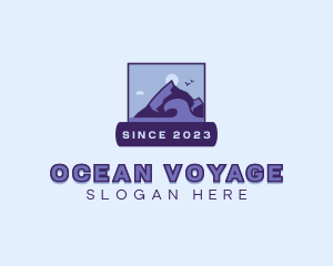 Sea Mountain Adventure logo design