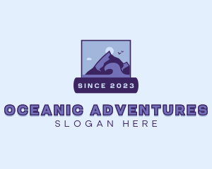 Sea Mountain Adventure logo design