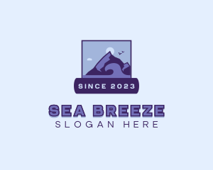 Sea Mountain Adventure logo design