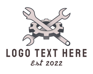 Tools - Mechanical Tools Cog logo design