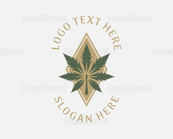 Deluxe Marijuana Leaf Logo