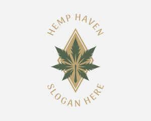 Deluxe Marijuana Leaf logo design