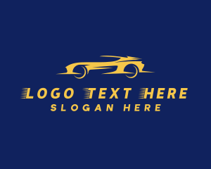 Car Rental - Vehicle Car Speed logo design