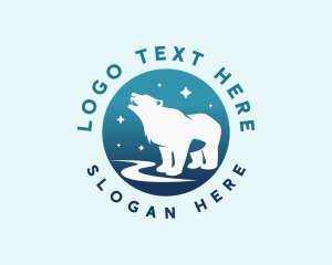 Wild Bear Animal logo design