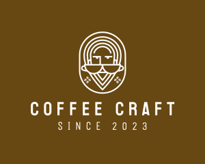 Barista - Hipster Coffee Barista logo design