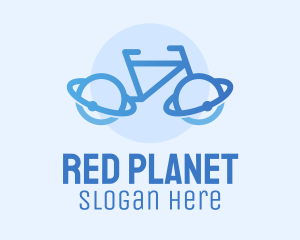 Planet Orbit Bicycle logo design