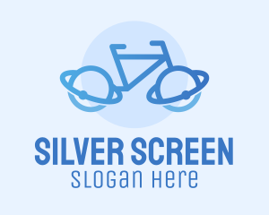 Bike Service - Planet Orbit Bicycle logo design