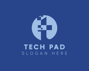 Tech Data Letter T logo design