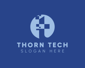 Tech Data Letter T logo design