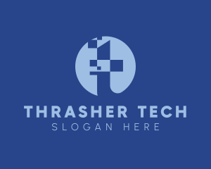 Tech Data Letter T logo design