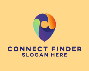 Finder - Creative Location Pin logo design