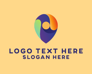 Locator - Creative Location Pin logo design