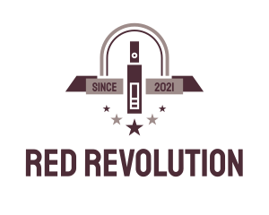 Red Star Vape logo design