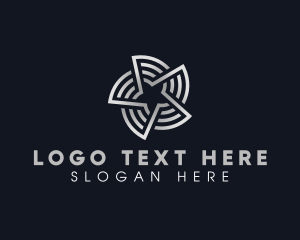 Turbine - Luxury Star Fan logo design