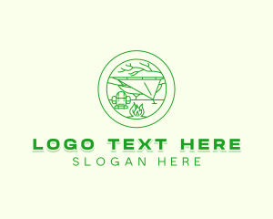 Backpack - Outdoor Camping Backpack logo design