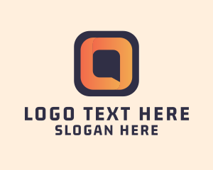 Social Chat Letter O Logo