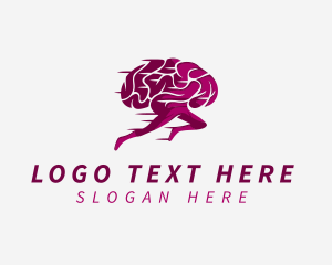 Smart - Fast Brain Intelligence logo design