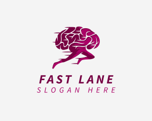 Fast Brain Intelligence logo design