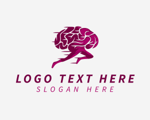 Thinking - Fast Brain Intelligence logo design