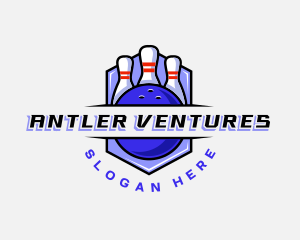 Sports Bowling Competition logo design