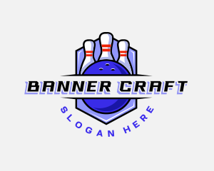 Sports Bowling Competition logo design