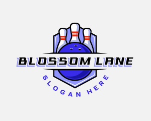 Sports Bowling Competition logo design