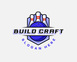 Sports Bowling Competition logo design