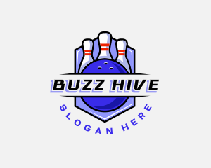 Sports Bowling Competition logo design