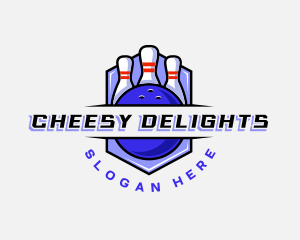 Sports Bowling Competition logo design