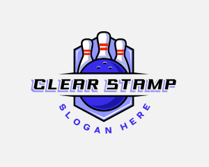 Sports Bowling Competition logo design