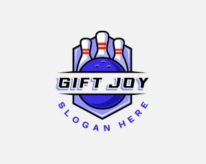 Sports Bowling Competition logo design