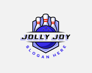 Sports Bowling Competition logo design