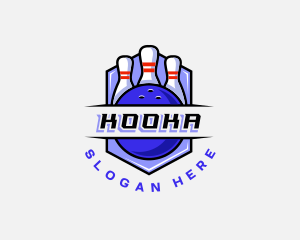 Sports Bowling Competition logo design