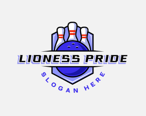 Sports Bowling Competition logo design