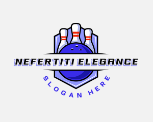 Sports Bowling Competition logo design