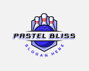 Sports Bowling Competition logo design