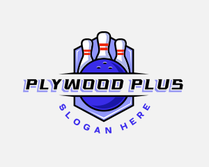 Sports Bowling Competition logo design