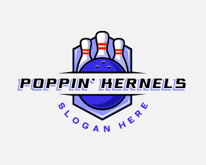 Sports Bowling Competition logo design