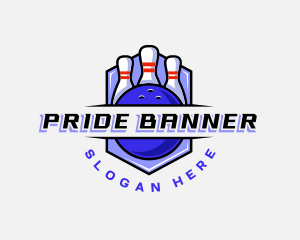 Sports Bowling Competition logo design