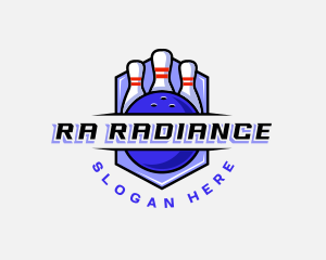 Sports Bowling Competition logo design