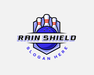 Sports Bowling Competition logo design