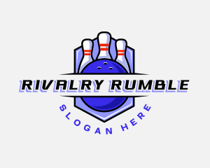 Sports Bowling Competition logo design